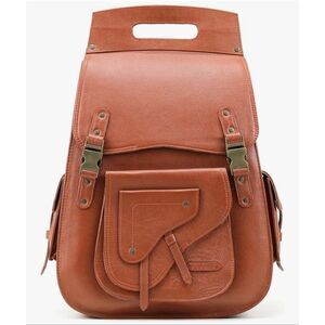 Handmade World Full Grain Leather Backpack for Men – 17” laptop, bag Busines Tra